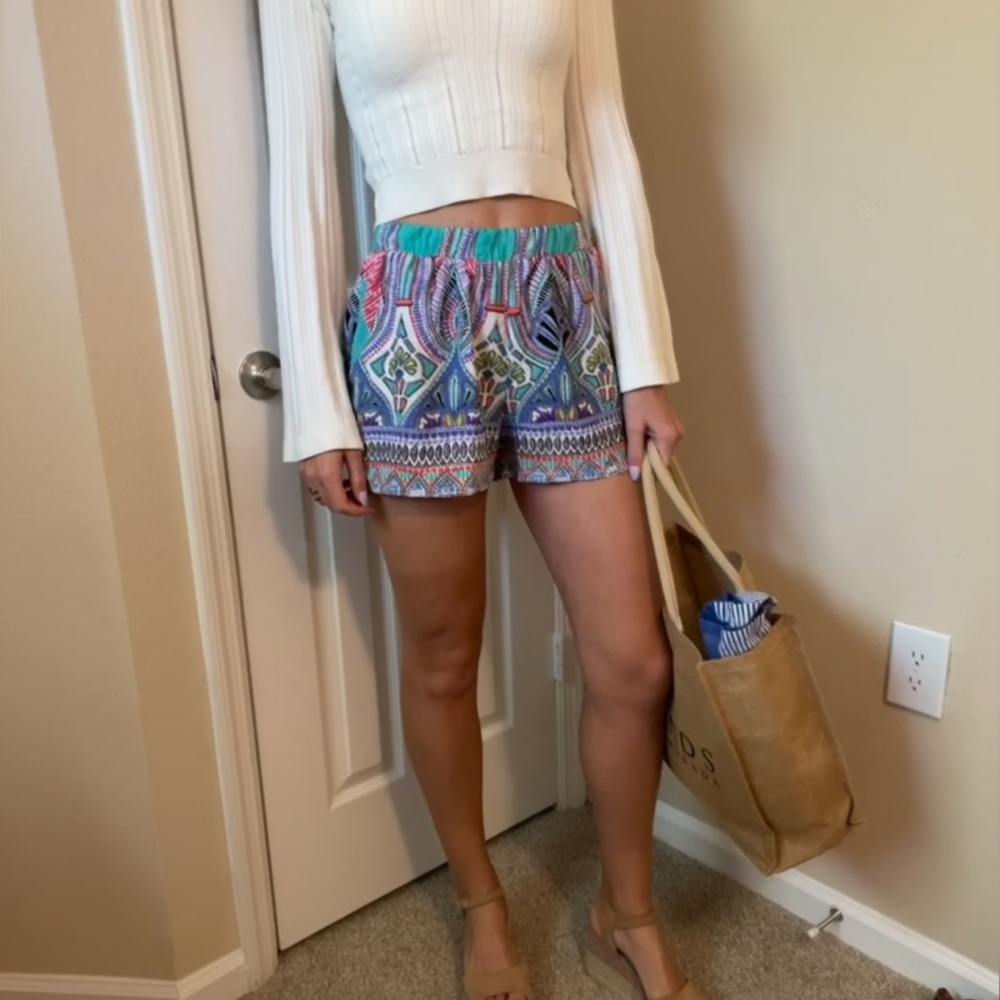 Fun print shorts